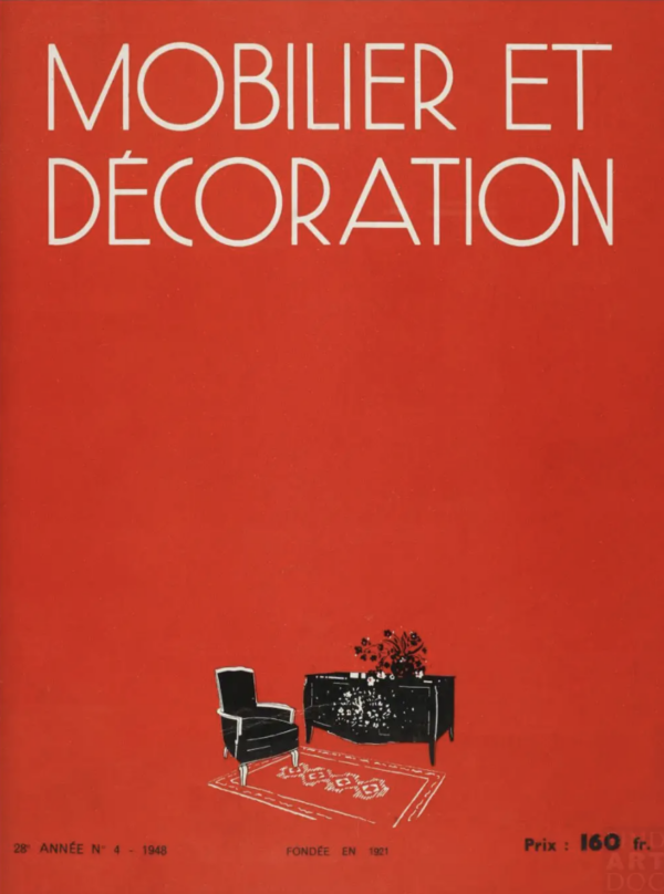 Large Four-Door Commode by Jules Leleu, Marquetry by Messager, circa 1948 - Image 20